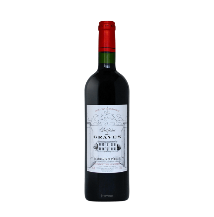 France, Château des Graves Bordeaux Supérieur 2018