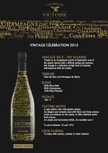 Load image into Gallery viewer, France, Champagne Victoire - VINTAGE CÉLÉBRATION 2012
