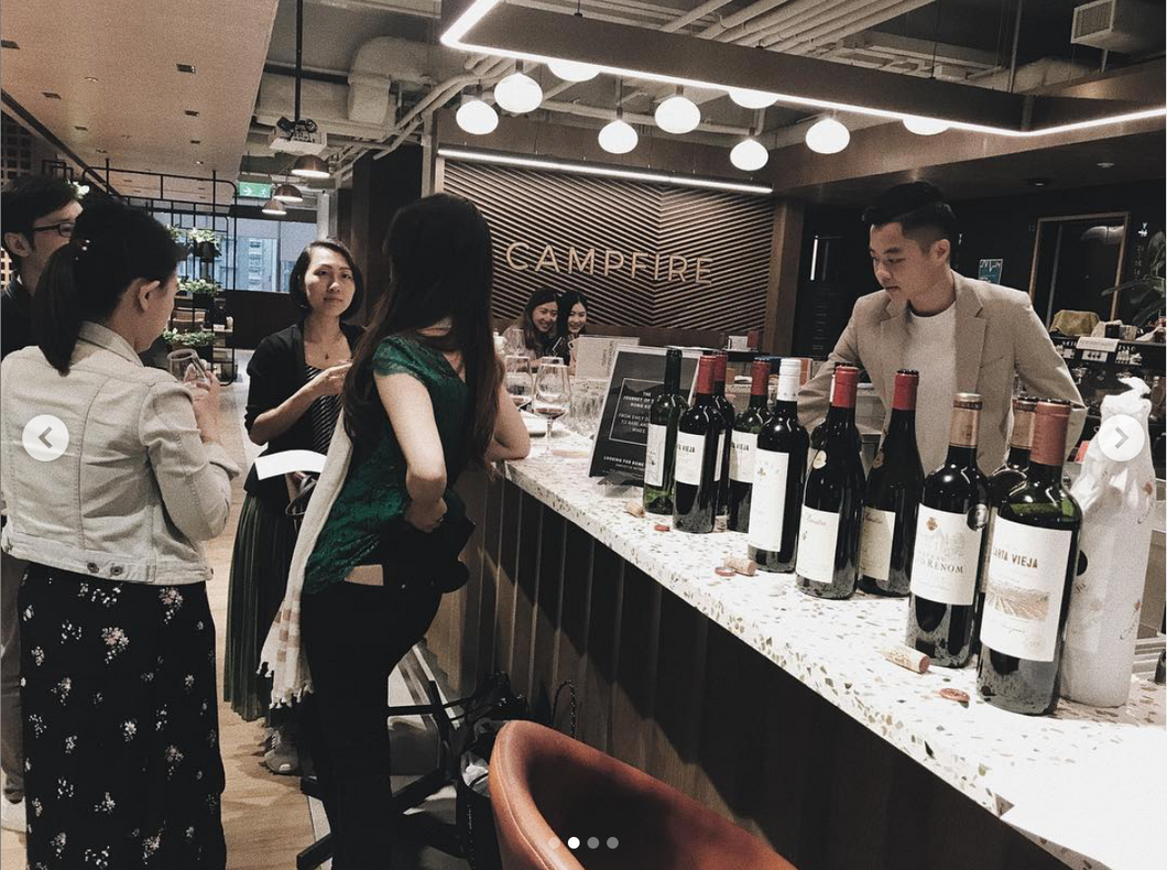 Private wine tasting session